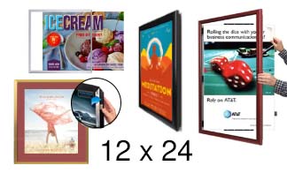 12x24 Frames | All Styles of 12x24 Poster Frames and Poster Displays
