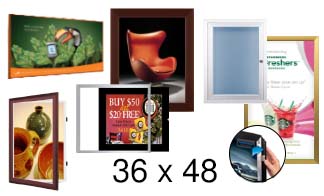 36x48 Frames | All Styles of 36x48 Poster Frames and Poster Displays