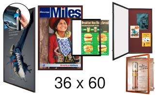 36x60 Frames | All Styles of 36x60 Poster Frames and Poster Displays