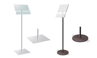 Acrylic Top Floorstands Displays