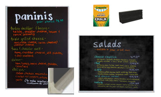 Aluminum Framed Black Chalkboards (40+ VALUE LINE Chalk Board Sizes)