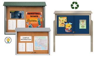 Cork Sliding Door Message Centers