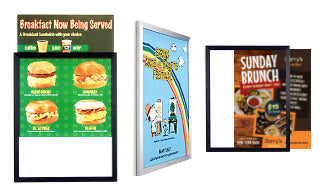 Euro-Slide-In Sign Frames & Poster Display Frames