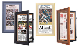 Newspaper Frames | Wood and Metal Newspaper Frame