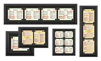 Outdoor Magnetic Menu Display Board - 11x14 Menus