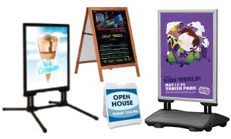 Outdoor Sidewalk Displays