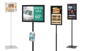 Pedestal Sign Holders