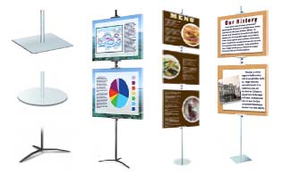 Slide-In Floorstand SignHolders