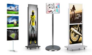 Floor Stand Top Loader Poster Displays