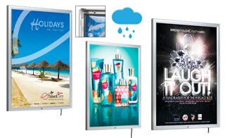 Lockable Outdoor LED Snap Frames