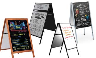 Wet Erase Marker Board Sidewalk Signs