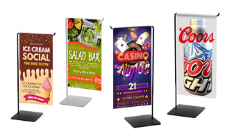 Wire Countertop BannerStands Signholder Displays