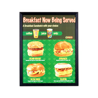 BLACK METAL FRAME 11x17 SIGN HOLDER