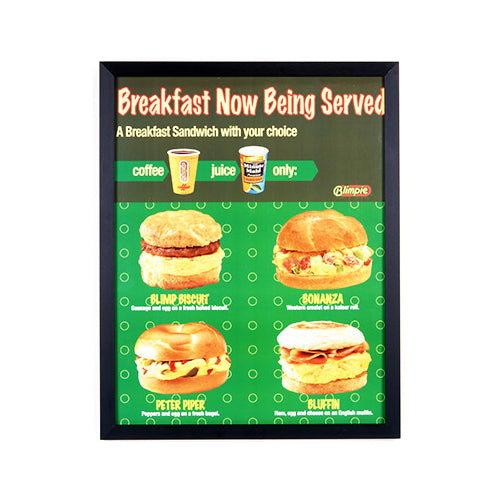 BLACK METAL FRAME 11x17 SIGN HOLDER