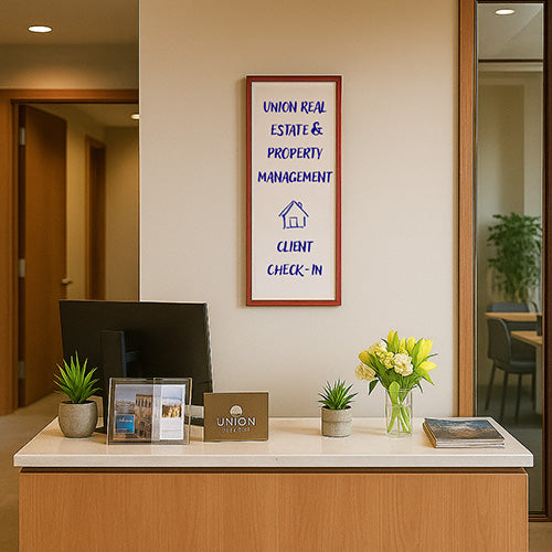 12x36 Wood Framed White Board Dry Erase Marker Boards