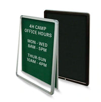 18x24 Indoor Felt Letter Board with 2 Frame Finishes