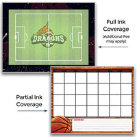 MAGNETIC 22x28 WHITE BOARD DRY ERASE BOARD | COMES IN PORTRAIT or LANDSCAPE ORIENTATION | ADDITIONAL FEES MAY APPLY FOR IMAGES WITH FULL INK COVERAGE
