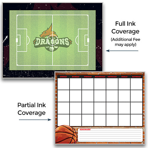 MAGNETIC 22x28 WHITE BOARD DRY ERASE BOARD | COMES IN PORTRAIT or LANDSCAPE ORIENTATION | ADDITIONAL FEES MAY APPLY FOR IMAGES WITH FULL INK COVERAGE