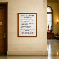 24x36 Wood Framed White Board Dry Erase Marker Boards