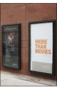 Landscape 24" x 84" Extra Large Outdoor Enclosed Bulletin Board Display