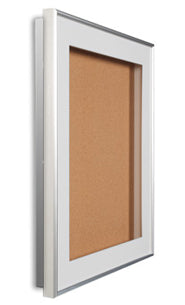 36 x 36 Designer Metal Bulletin Board SwingFrames with Lights