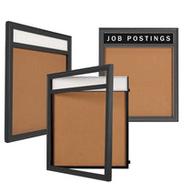 36 x 36 SwingFrame Metal Framed Designer Bulletin Boards w Personalized Header