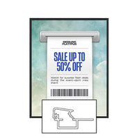 MINI 8.5x11 Poster Snap Frames (.60" Wide Frame Profile)