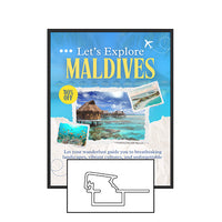 MINI 20x30 Poster Snap Frames (.60" Wide Frame Profile)