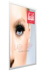 Amazing Lash 27" x 40" White Poster Snap Frames