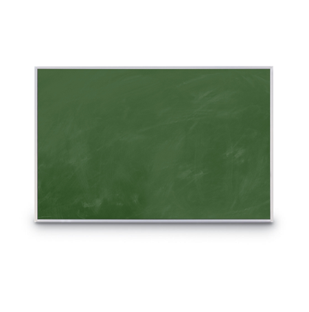 14x14 Magnetic Green Chalk Board with Aluminum Frame (Porcelain on Steel)