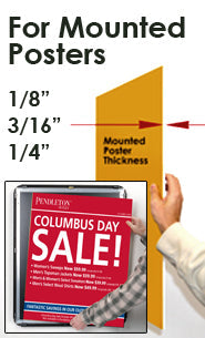 Extra Large 48 x 60 Poster Snap Frames (1 5/8" Profile for MOUNTED GRAPHICS)