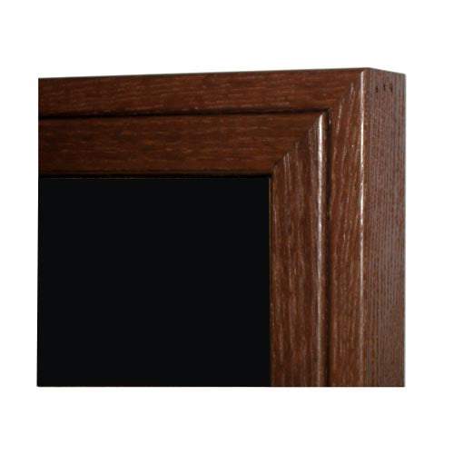 SWING CASE WOOD FRAMES ARE LOCKABLE 