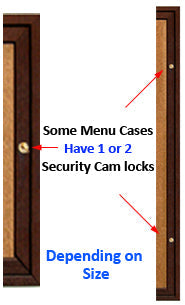 Indoor Restaurant Menu Displays | Indoor Menu Cases