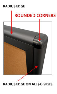 Indoor Menu Cases (8.5 x 14 Portrait Menus) (Rounded Corners)