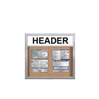 MENU CASE SHOWN: 11 X 17 MENUS (2) ACROSS | AVAIBLE IN GREY, BLACK, BRONZE, AND SATIN GOLD