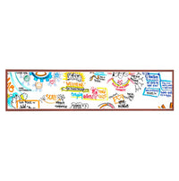 24x96 Wood Framed White Board Dry Erase Marker Boards