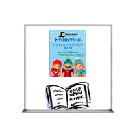 18x18 Magnetic White Dry Erase Marker Board with Aluminum Frame