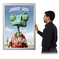 Movie Poster Frames 11x17 (Metal Poster Display Frame with Matboard)