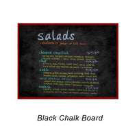 36x36 MAGNETIC BLACK CHALK BOARD with PORCELAIN ON STEEL SURFACE 