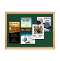22 x 28 Wood Framed Cork Bulletin Board | Decorative Frame Style