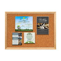 48 x 72 Wood Framed Cork Bulletin Board (with Decorative Frame Style)