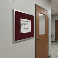 Value Line 12x12 Vinyl Covered Bulletin Display Board