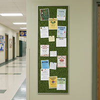 METAL FRAME VINYL BULLETIN BOARD