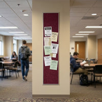 Value Line 12x60 Vinyl Covered Bulletin Display Board Portrait or Landscape