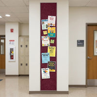Value Line 12x72 Vinyl Covered Bulletin Display Board Portrait or Landscape