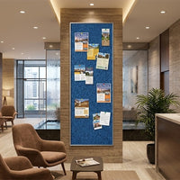 Value Line 24x72 Vinyl Covered Bulletin Display Board Portrait or Landscape