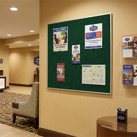 Value Line 48x48 Vinyl Covered Bulletin Display Board 