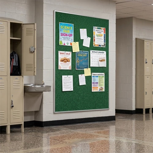 METAL FRAME 48x72 VINYL BULLETIN BOARD