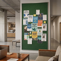 Value Line 48x84 Vinyl Covered Bulletin Display Board Portrait or Landscape