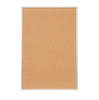 Access Cork Board™ 48"x72" Open Face Recessed Shadow Box Style Designer 43 Metal Framed Recessed Cork Bulletin Board